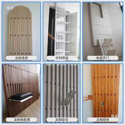 定黑.制衣钢琴键挂架实木挂衣板入户挂钩墙上壁挂衣KUXIU6sI帽架