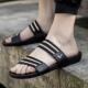 时尚 外穿ins潮室外个性 一字拖男士 沙滩鞋 防滑 越南拖鞋 休闲 男夏季