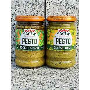 萨克拉橄榄西红柿意粉酱罗勒派斯托意大利面酱SACLA BASIL PESTO