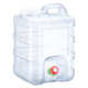 20升透明方桶户外车载自驾游带龙头储水桶家用饮水桶纯净水桶露营