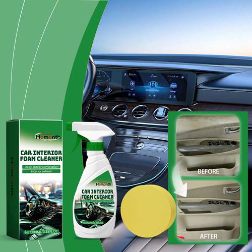 Homonth Car Interior Foam Cleaner - Seat Leather Foam No-Wat