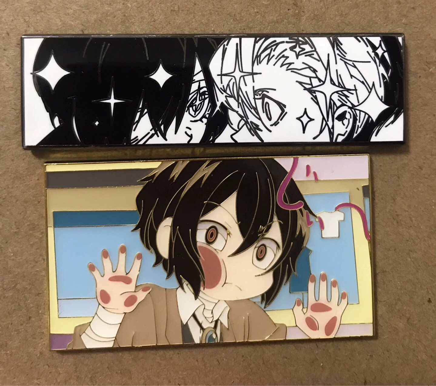 thumbnail for 【Hanging out】 Writer's wild dog Osamu Dazai borrowed a tag spell to return to the metal badge Writer's wild dog