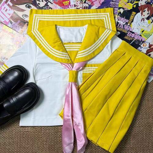Bl水色蓝色JK水手服覆刻