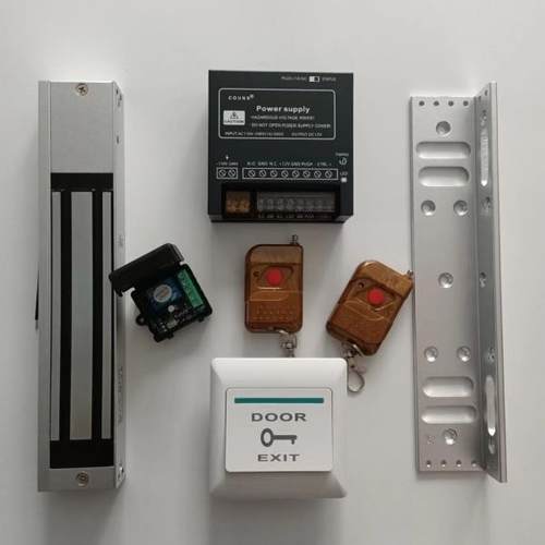 门禁无线遥控280kg磁力锁木门磁力锁社区门禁系统整套装暗装开关