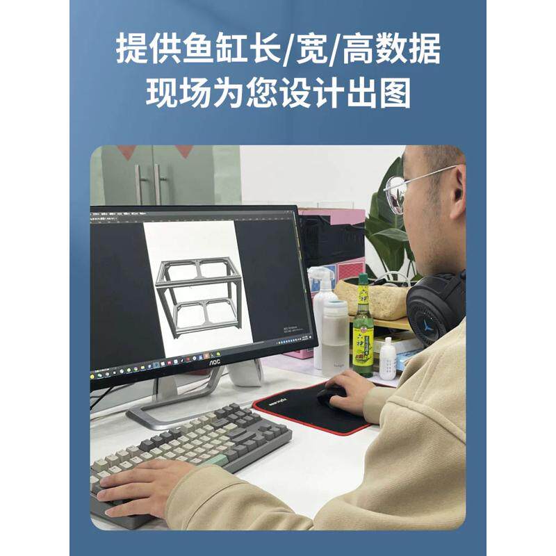 鱼缸专用架铝合金架子柜底柜底座支架客厅柜子承重底架不锈钢置物