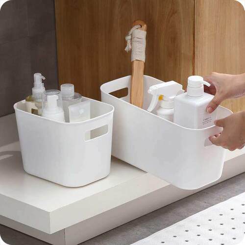 storage basket portable bathroom cosmetic desktop