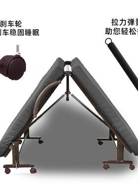 床出口加固人叠床单人折双办公室午休午睡床儿童保姆B520陪护躺椅