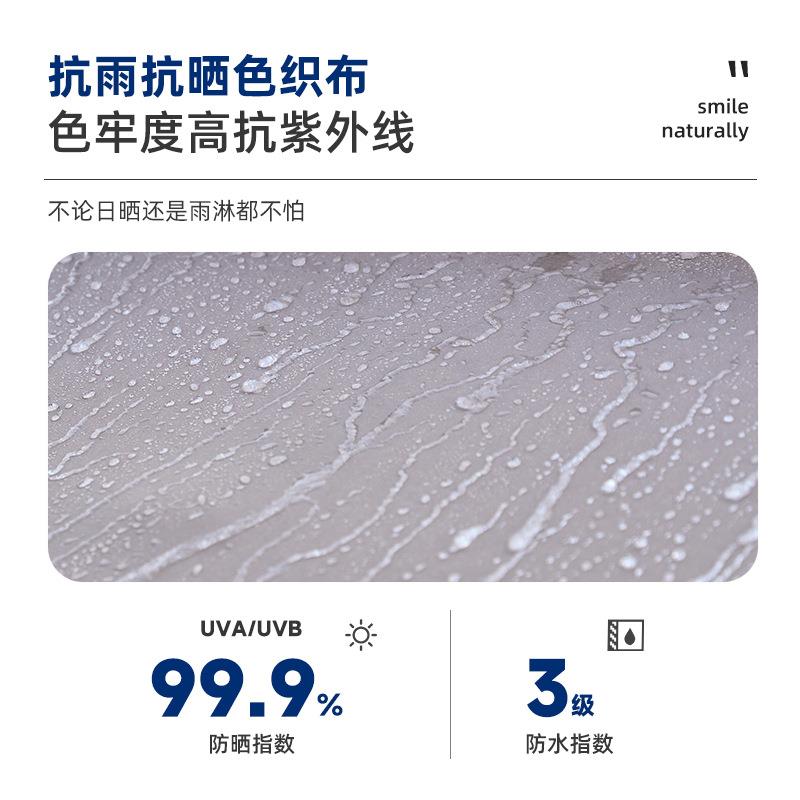 跨境户外大型太阳伞罗马伞遮阳伞酒店花园别墅阳台防晒休闲带灯