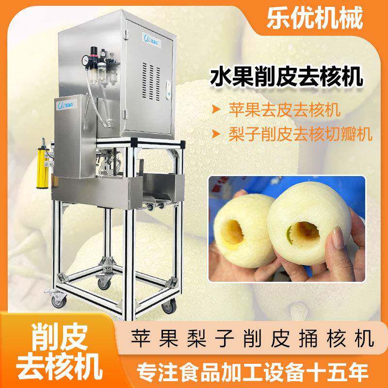 商用果园大型苹果去皮去核机切瓣机苹果削皮三合一全自动分半机