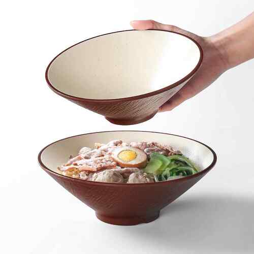 密胺餐具斗笠面碗商用餐饮拌面汤面拉面汤粉米线麻辣烫面馆专用碗
