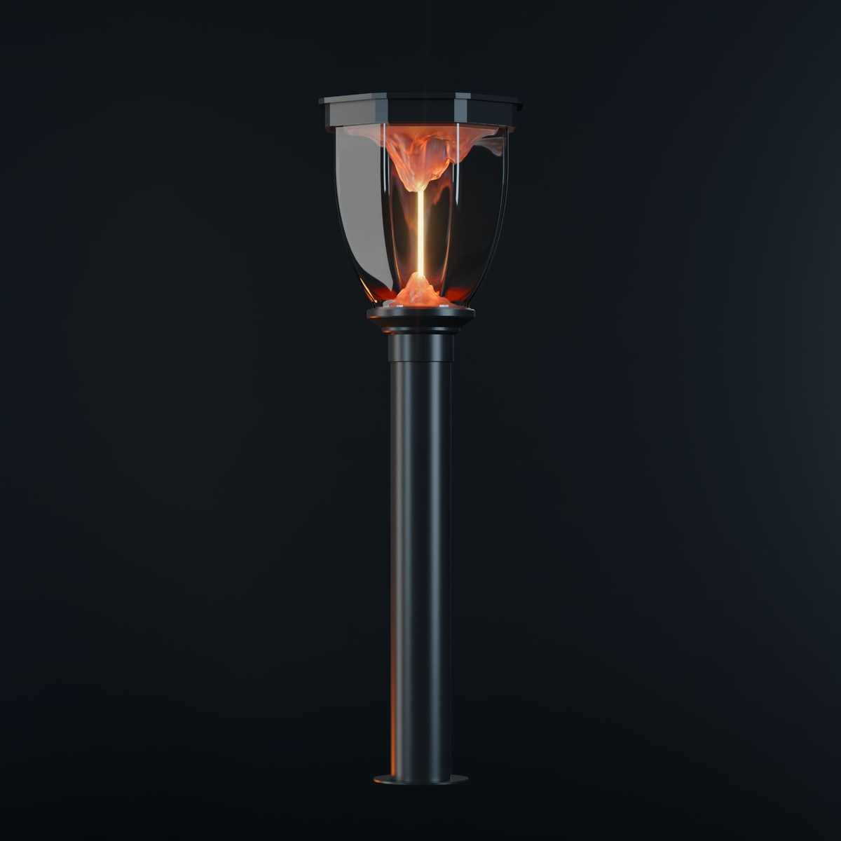 灯柱rgbled坪太阳能壁灯花园户外围墙柱头庭院地灯灯草插头灯灯灯