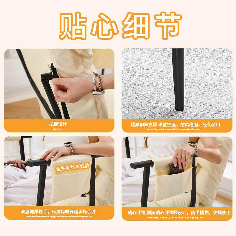 折叠沙发床午睡床可躺可坐单人出租屋午休折叠床办公室午睡神器床