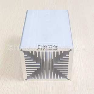 大功率风冷IGBT散热器型材80*80*100电子MOS管散热片功率散热加厚