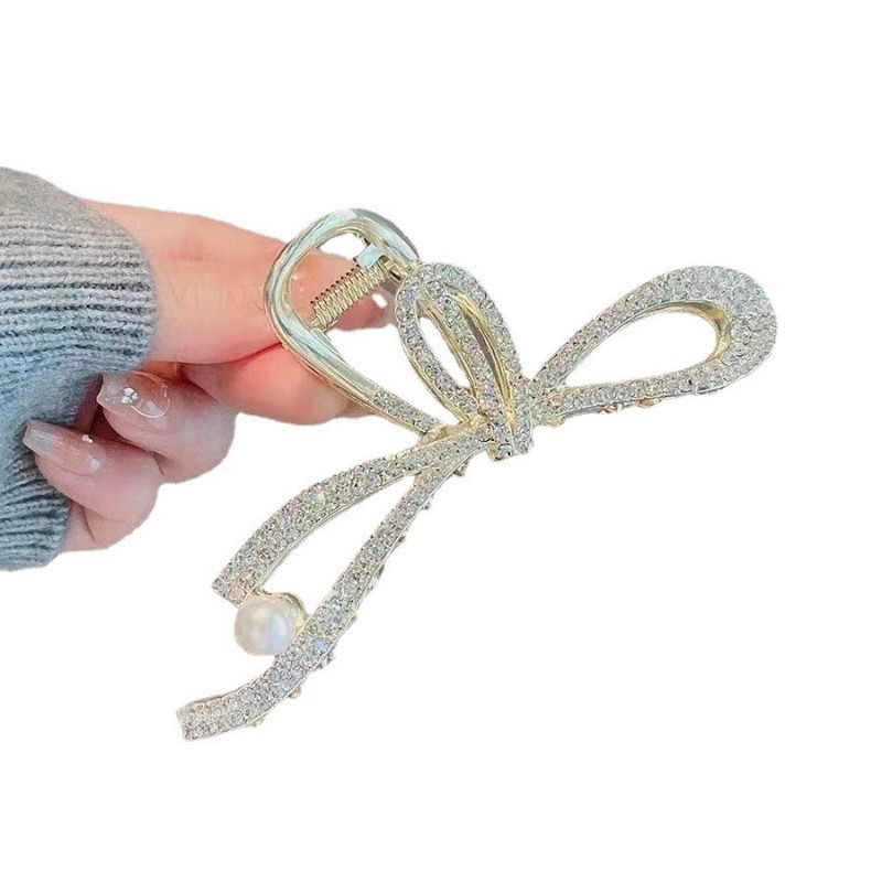 后脑勺高级鲨鱼发夹盘发春夏发饰