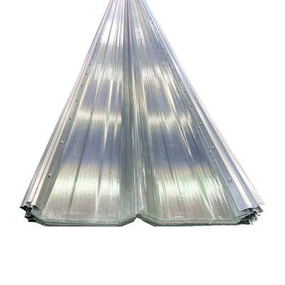 厂家厂房frp发货透树脂光板采钢收边屋面塑料板明瓦纤维采光源头