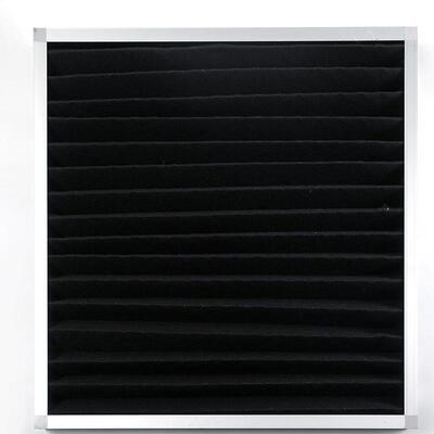 折空调活性炭过滤器JAF-005喷房漆废气叠处理铝框折叠式活过性炭