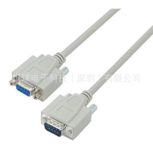 L-COM CSMN9MF 优良型模制9针屏蔽D-Sub线缆DB9公头/母头 现货