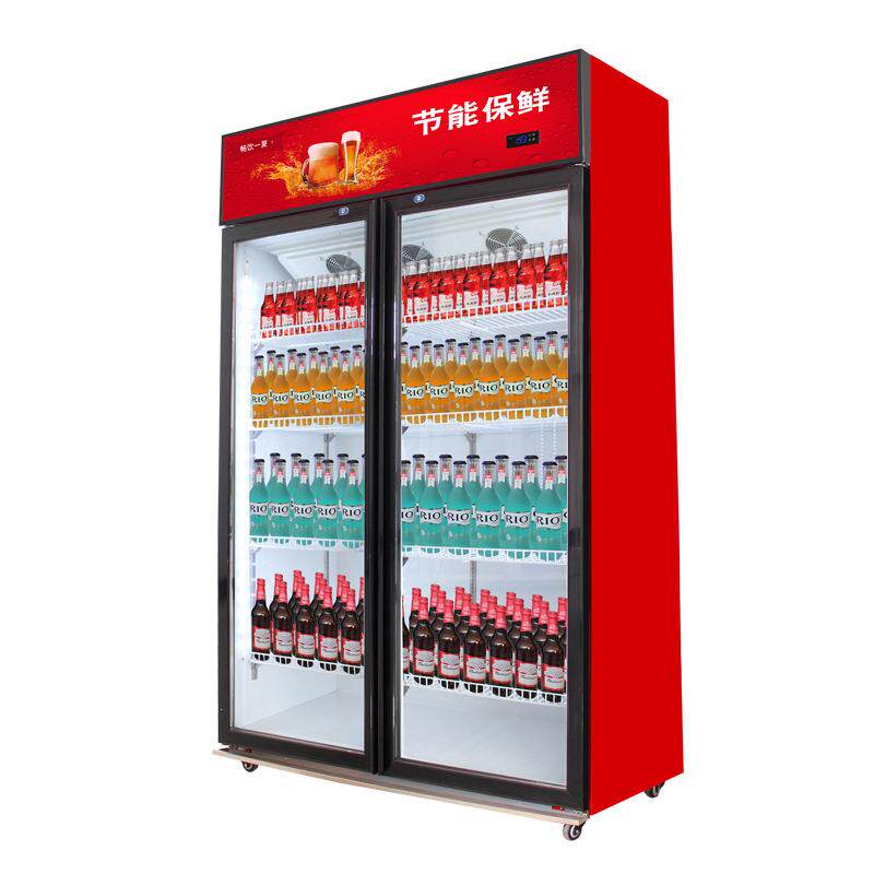冷藏保鲜单门展示柜双门饮料柜商用立式三门啤酒冰柜超市水果冰箱