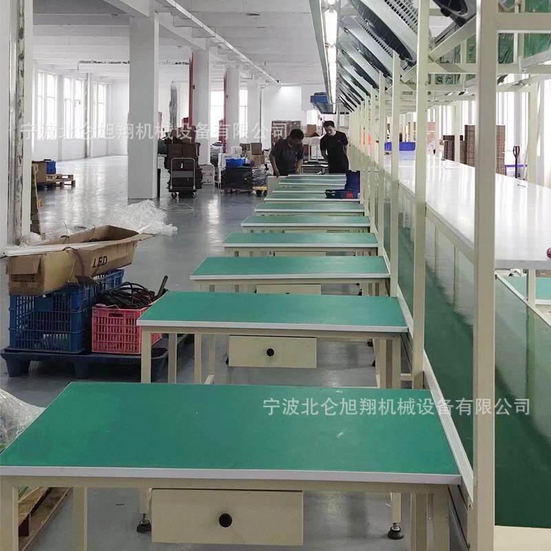 宁波服装厂流水线工作台 电子厂流水台缝纫车车间工作台台板