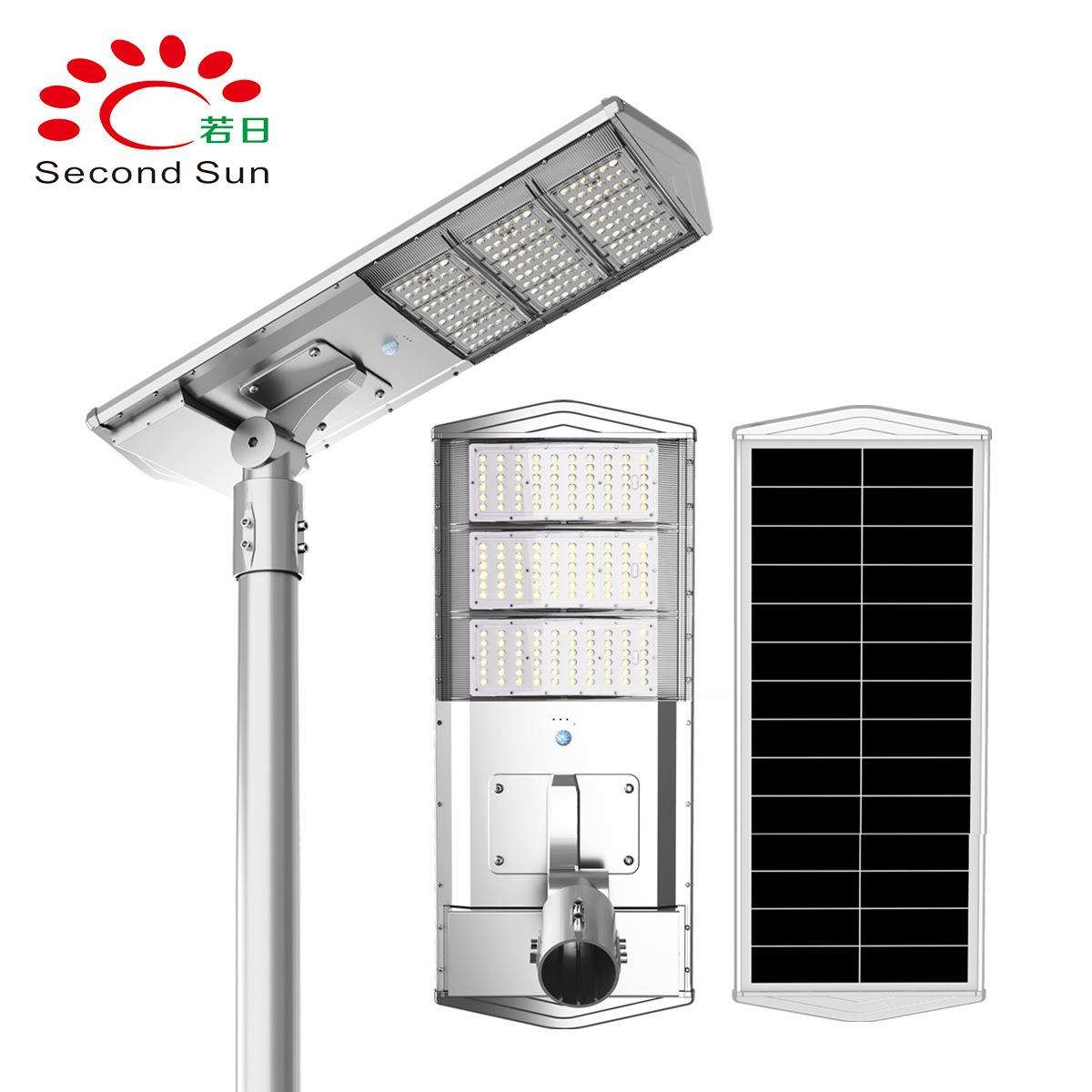 世纪阳光出口20W30W40W60W80W一体化太阳能路灯壁灯花园灯超亮