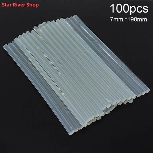 10-100pcs/lot 7mm / 11mm Transparent Hot-melt Gun Glue Stick