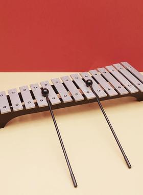 正品专业15音八红色教木敲琴小木琴奥尔夫打儿童音乐击乐器音琴早