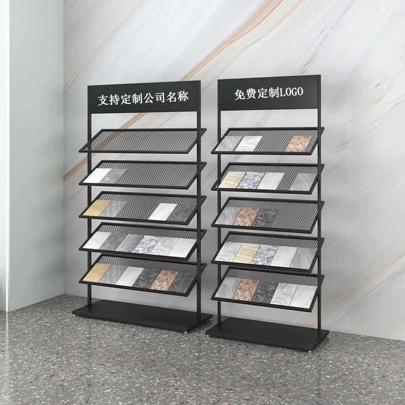 福建省定制铁制瓷砖展示架可拆装石材玻璃样品架铝扣板陈列架