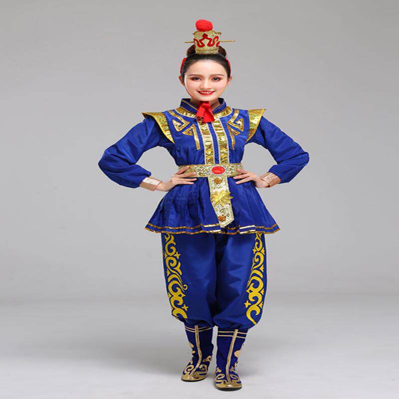 正品新款成人花木打鼓花小旦戏曲兰表演服装女兵服穆桂服英戏服演