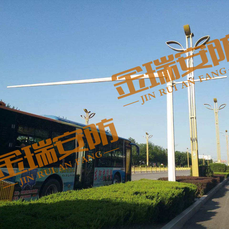 监控立杆道路八角杆L交通信号灯杆子红绿灯热镀锌支架678米卡口