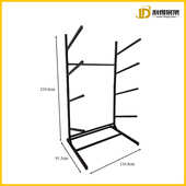 源头厂家批发多层皮划艇收纳展示架滑雪板展架冲浪板金属货架拆装