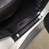 槛碳纤维改装 护板专用 条霸道后踏板 踏板迎宾 普拉多内门