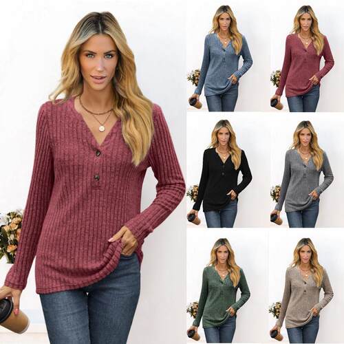 Women's long sleeved T-shirt top 长袖T恤上衣女士