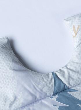 加15888厚懒人子冬袖被功能儿童防踢被抱被枕被穿可拆可玩手机多