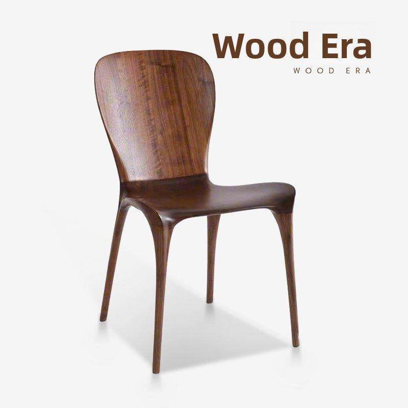 实木餐椅北美黑胡桃木尤里卡椅曲面全榫卯休闲斯堪的纳维亚原木家,住宅家具,餐椅,淘宝优惠券,粉丝福利购,淘宝优惠卷