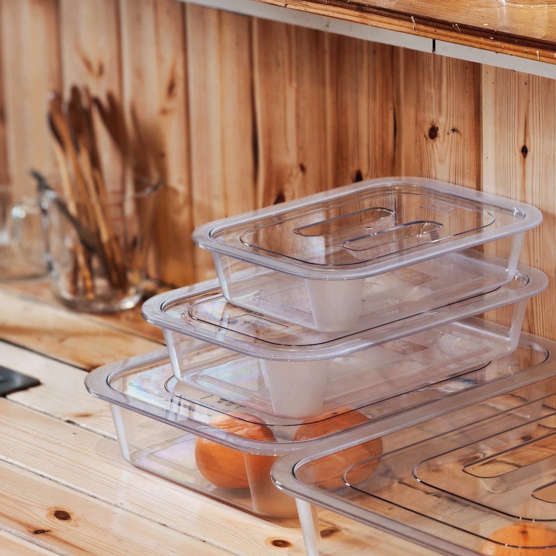 透明亚克力凉菜盘子卤菜熟食盆选菜托盘塑料摆摊带盖盘厨房备菜盘