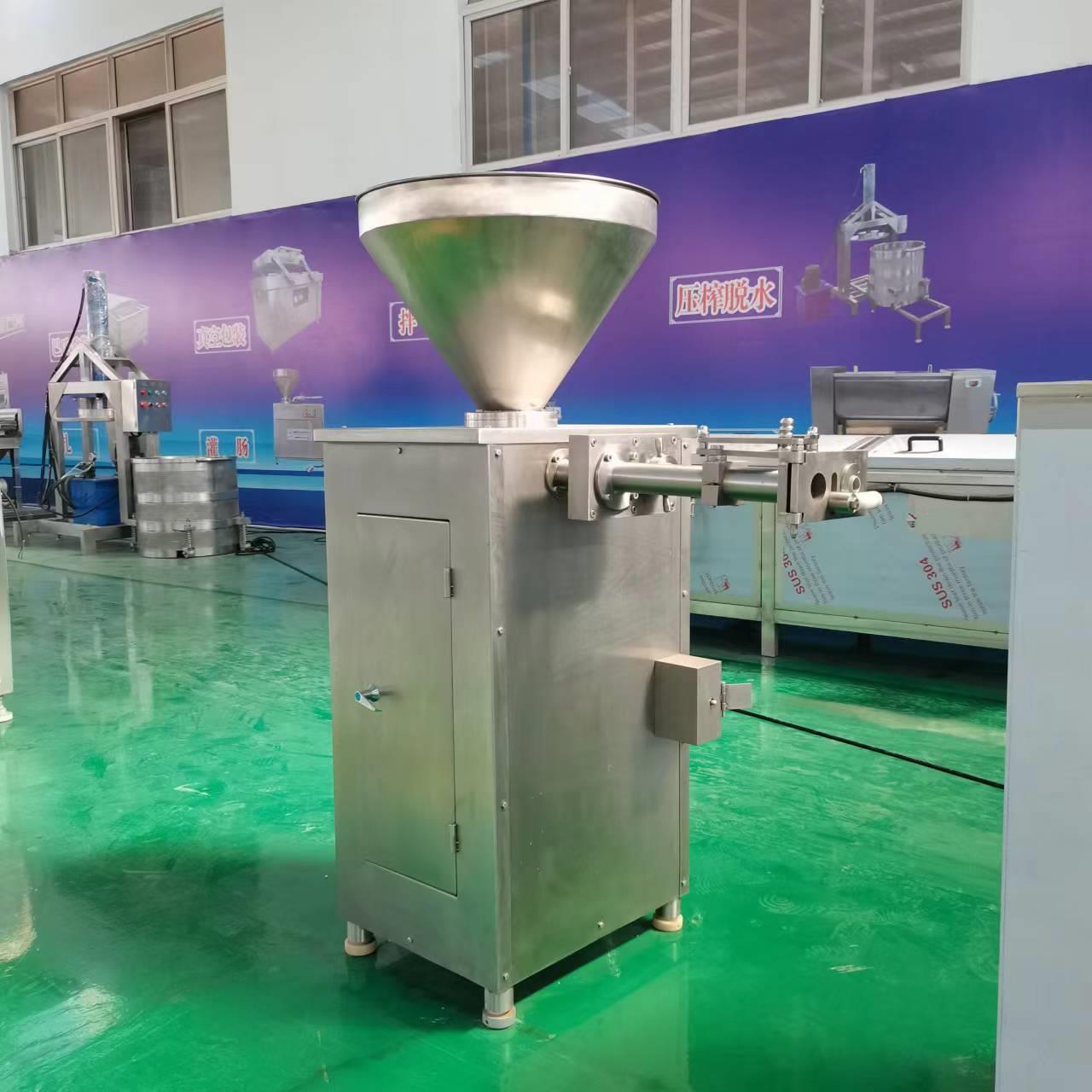 肠灌肠机气动定量灌扭结肠机腊红肠香肠台烤肠专用灌肠设备OHD厂