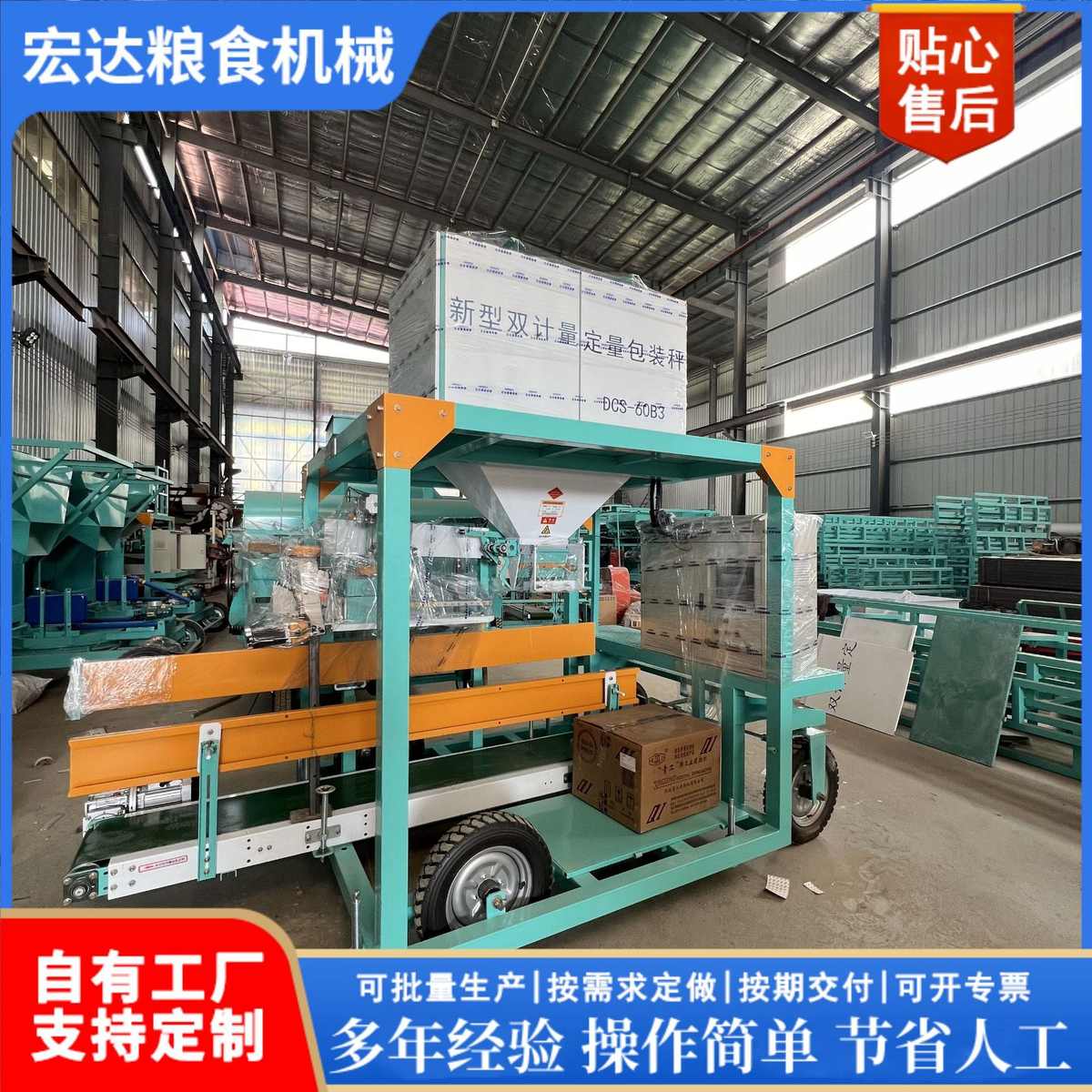 定量包装秤 自动称重颗粒包装 粮食智能定量打包机 自动包装机