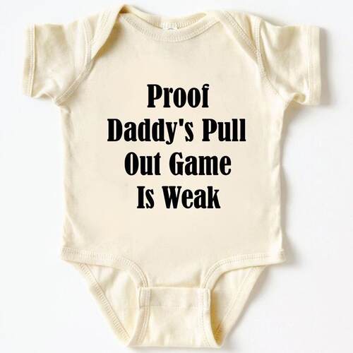B 75185 Hello Daddy Mommy Bodysuit 婴儿连体衣