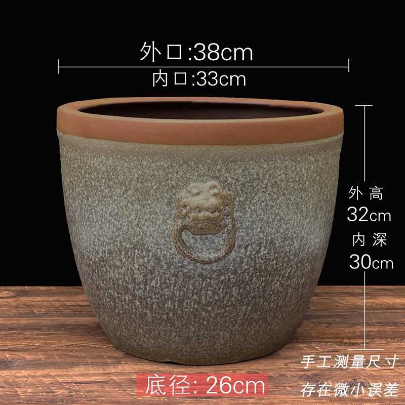 草碗无盆古法铜钱盆青菖蒲盆孔植物假山盆水紫砂鱼盆鳉养盆莲养鱼