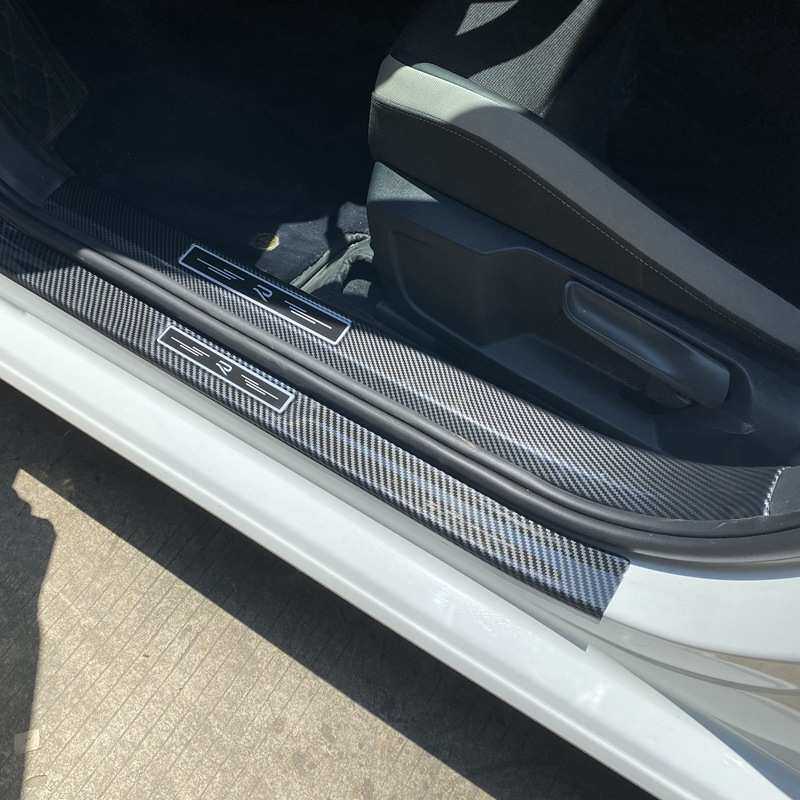 大众高尔夫8改装专用 碳纤维迎宾踏板 门槛踏板后护板内门槛条,汽车用品/电子/清洗/改装,驾驶室脚踏板,淘宝优惠券,粉丝福利购,淘宝优惠卷
