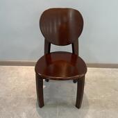 装 同苹果整椅酒店靠背椅橡胶木家简约款 餐厅椅子用餐 抖音新款 正品