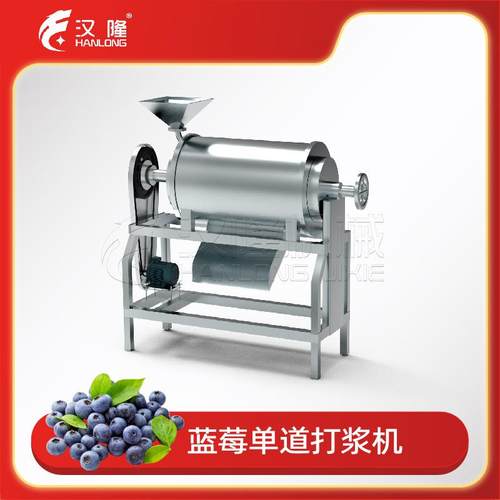 食品机械大型商用不锈钢工业水果果蔬单道打浆机蓝莓去皮打浆机
