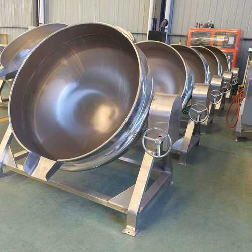 50L-1000L不锈钢电加热夹层锅 骨汤熬汤锅牛肉卤煮锅 可倾斜搅拌