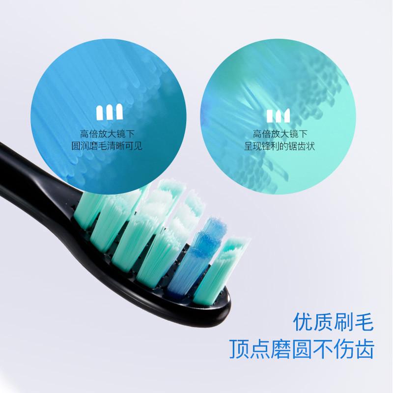 适配apiyoo艾优P7/Y8/T9通用成人电动牙刷头适配刷头3支装软毛P7