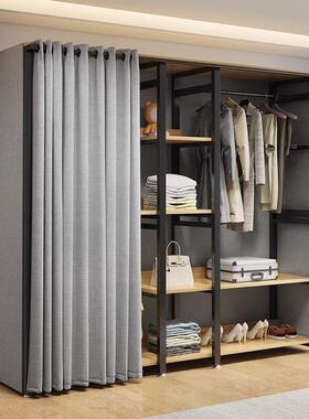 简易衣柜家用xcgz3630卧室防尘挂衣柜组合衣出柜租出房租房衣架落