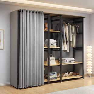 简易衣柜家用xcgz3630卧室防尘挂衣柜组合衣出柜租出房租房衣架落
