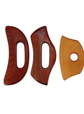 New Carbonized Wooden Guasha Massage Scraper Pressure Therap