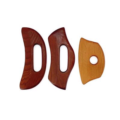 New Carbonized Wooden Guasha Massage Scraper Pressure Therap