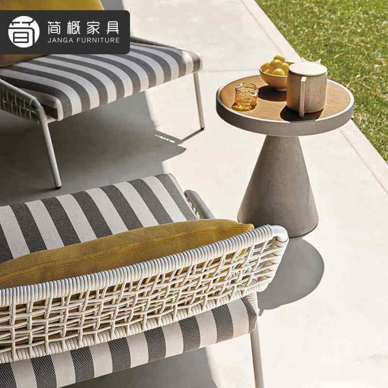 沙北欧户外别墅露台发柚木沙花园庭院发发组合家具酒店民宿沙459,住宅家具,户外沙发,淘宝优惠券,粉丝福利购,淘宝优惠卷