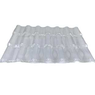 PC树脂亮瓦塑料屋顶采光透明加厚琉璃瓦片配件透明瓦釆光瓦厂家